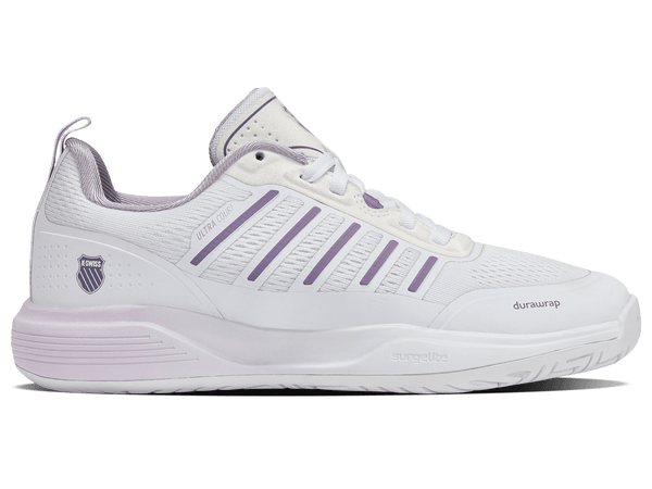 94405 - 143 - M | ULTRA COURT | WHITE/ORCHID HUSH/PURPLE HAZE - K - Swiss US - FOOTWEAR