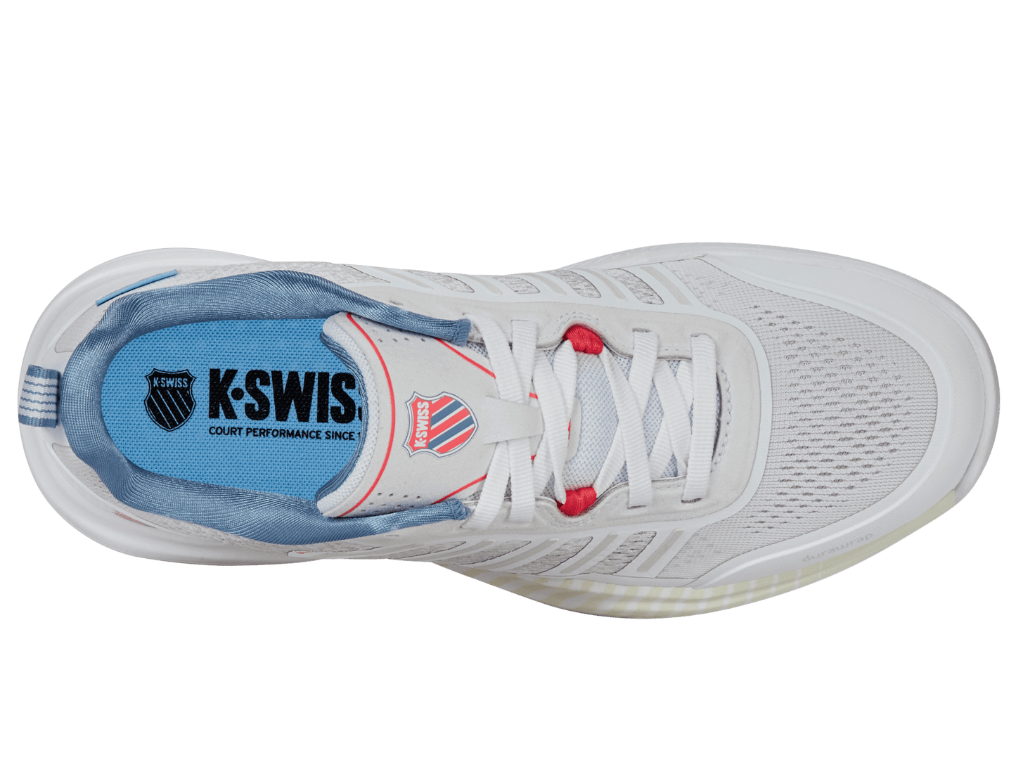 94405 - 163 - M | ULTRA COURT | WHITE/FADED DENIM/DUBARRY - K - Swiss US - FOOTWEAR