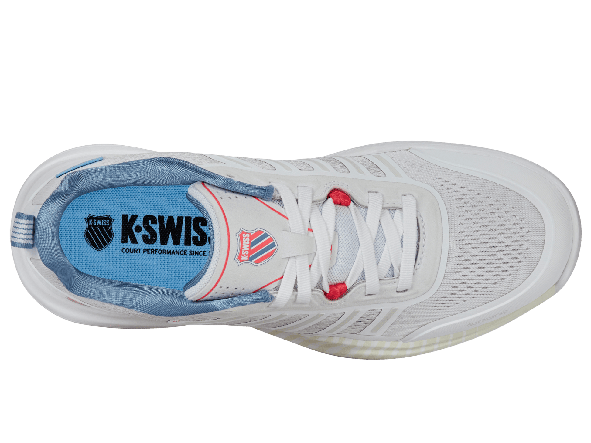 94405 - 163 - M | ULTRA COURT | WHITE/FADED DENIM/DUBARRY - K - Swiss US - FOOTWEAR