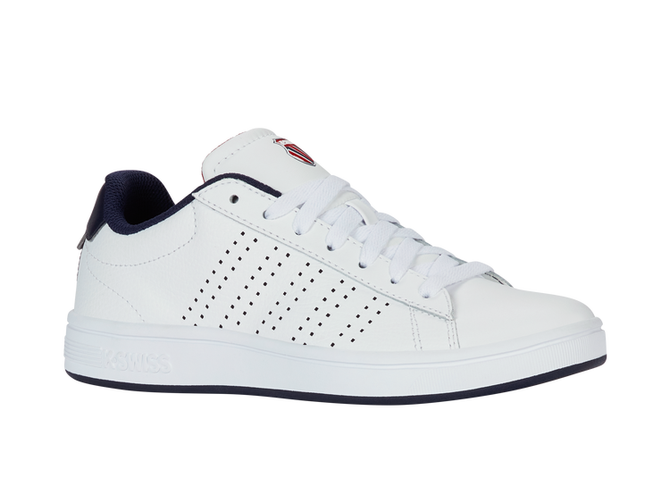94411-130-M | COURT BASE II | WHITE/NAVY/RED