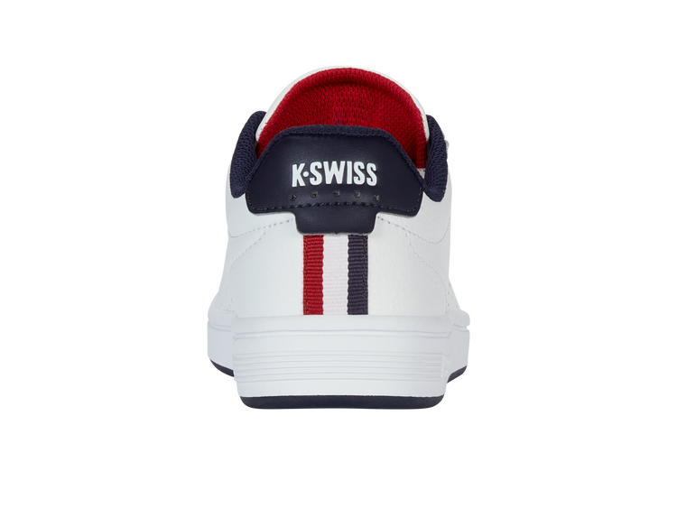 94411-130-M | COURT BASE II | WHITE/NAVY/RED