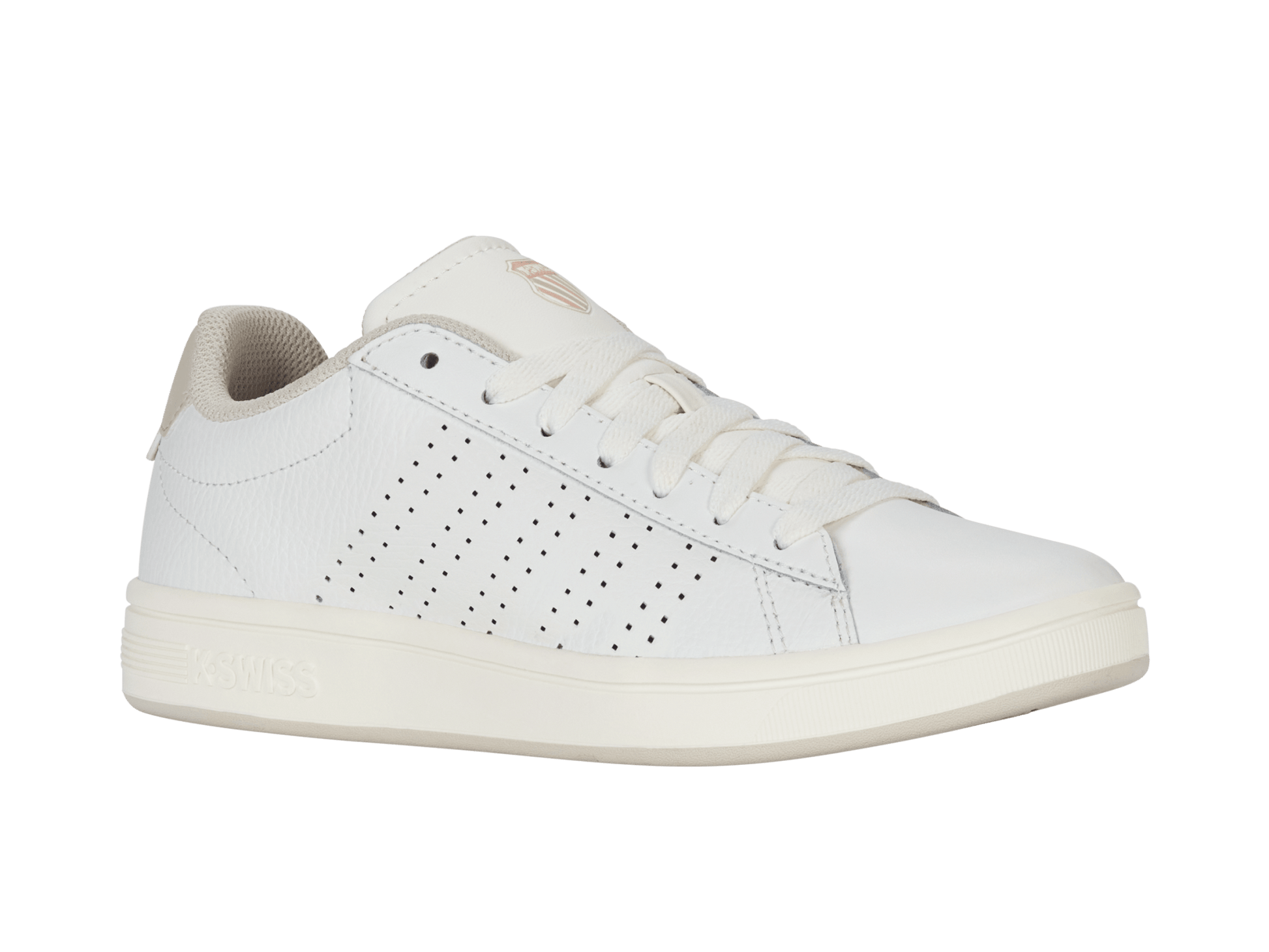 94411 - 170 - M | COURT BASE II | CLOUD DANCER/OATMEAL/CAMEO ROSE - K - Swiss US - FOOTWEAR