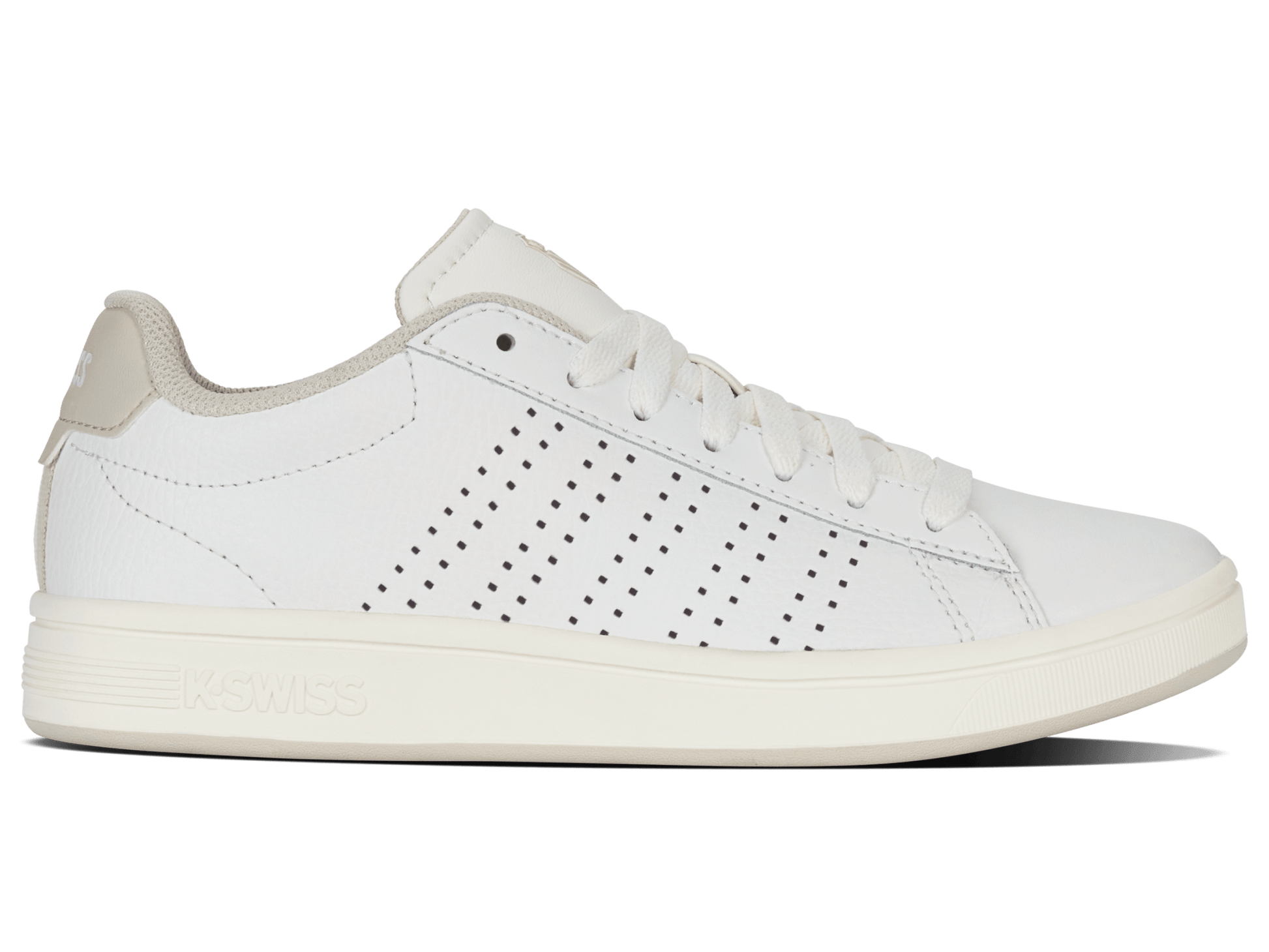 94411 - 170 - M | COURT BASE II | CLOUD DANCER/OATMEAL/CAMEO ROSE - K - Swiss US - FOOTWEAR