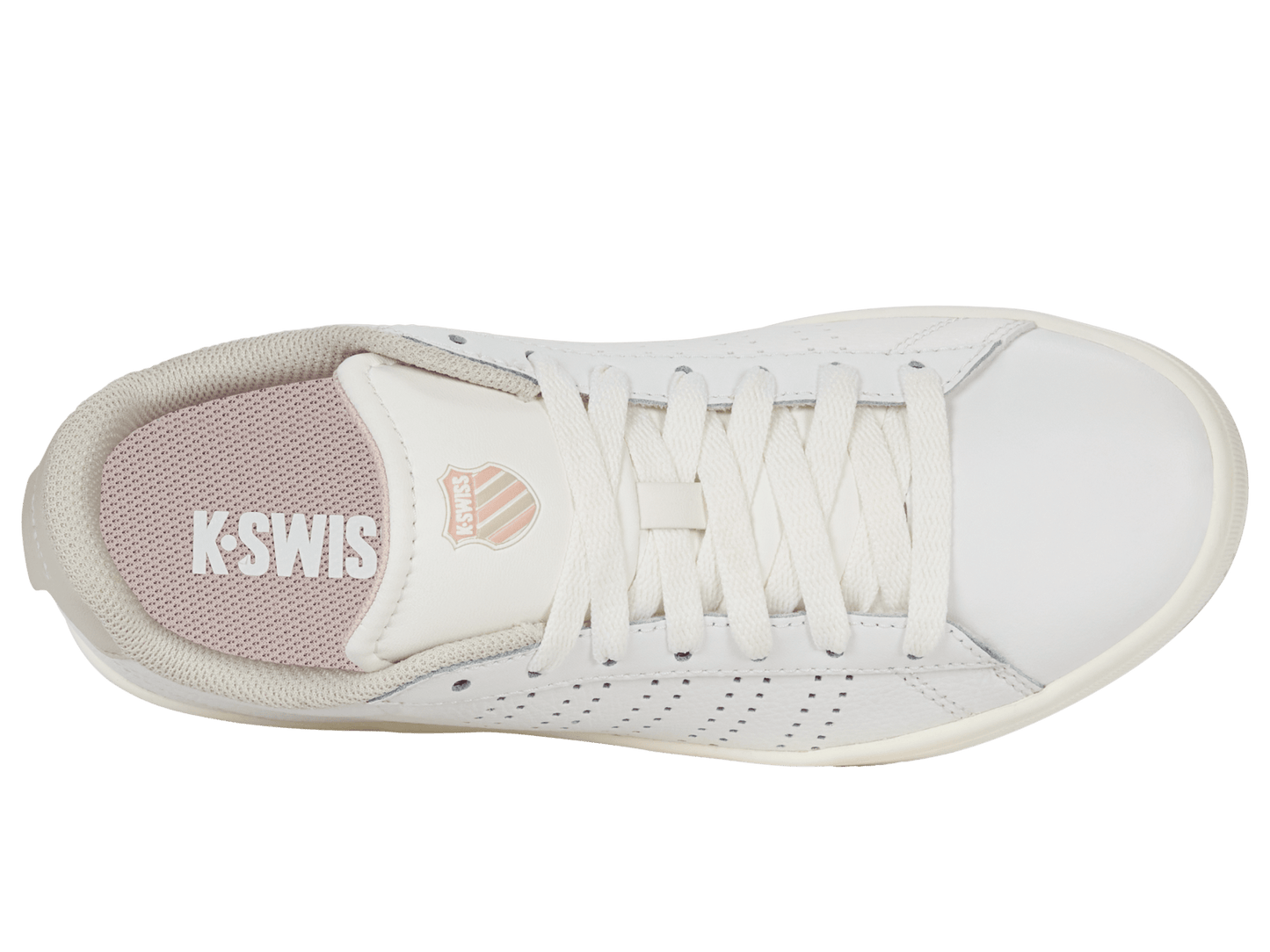 94411 - 170 - M | COURT BASE II | CLOUD DANCER/OATMEAL/CAMEO ROSE - K - Swiss US - FOOTWEAR