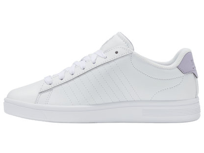 94412 - 155 - M | COURT SHIELD II | WHITE/OYSTER MUSHROOM/LILAC - K - Swiss US - FOOTWEAR