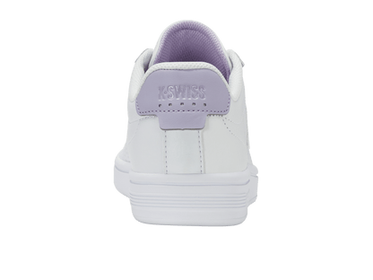 94412 - 155 - M | COURT SHIELD II | WHITE/OYSTER MUSHROOM/LILAC - K - Swiss US - FOOTWEAR