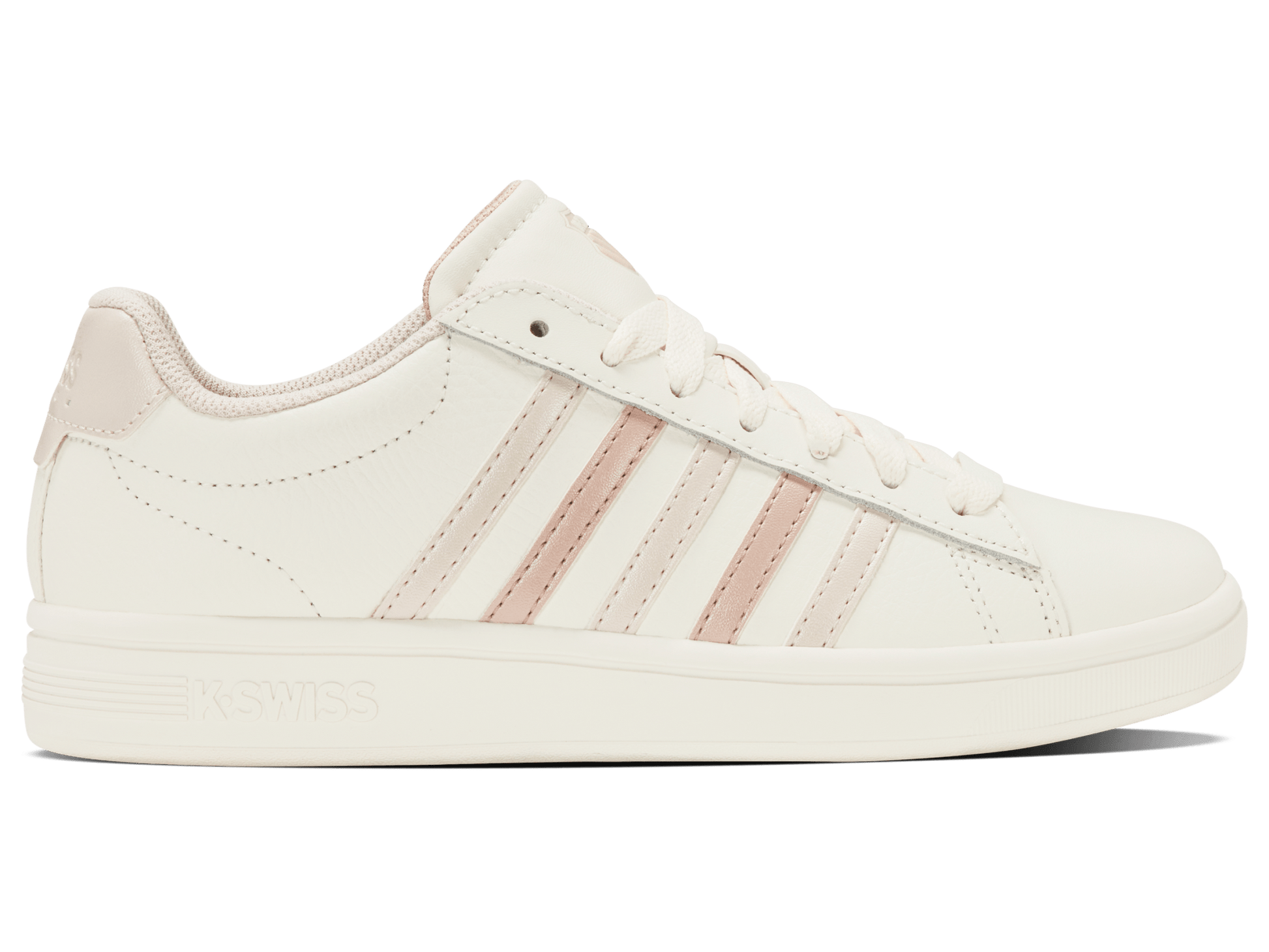 94413 - 150 - M | COURT TIEBREAK II | SNOW WHITE/CRYSTAL GRAY/ROSE DUST - K - Swiss US - FOOTWEAR