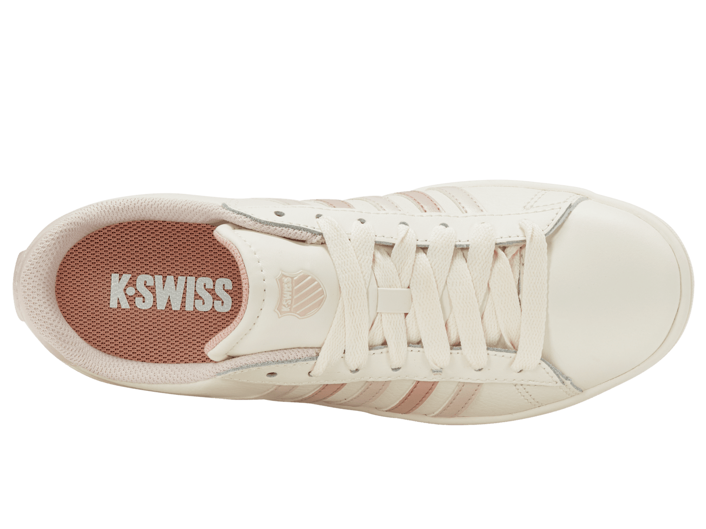 94413 - 150 - M | COURT TIEBREAK II | SNOW WHITE/CRYSTAL GRAY/ROSE DUST - K - Swiss US - FOOTWEAR