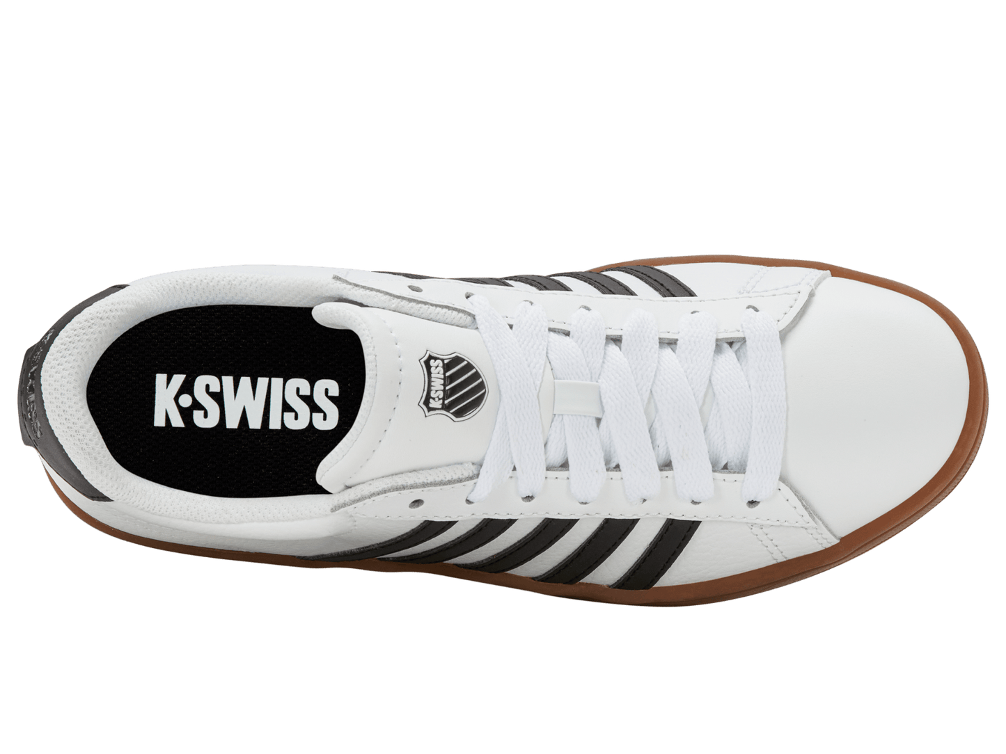 94413 - 168 - M | COURT TIEBREAK II | WHITE/BLACK/GUM - K - Swiss US - FOOTWEAR