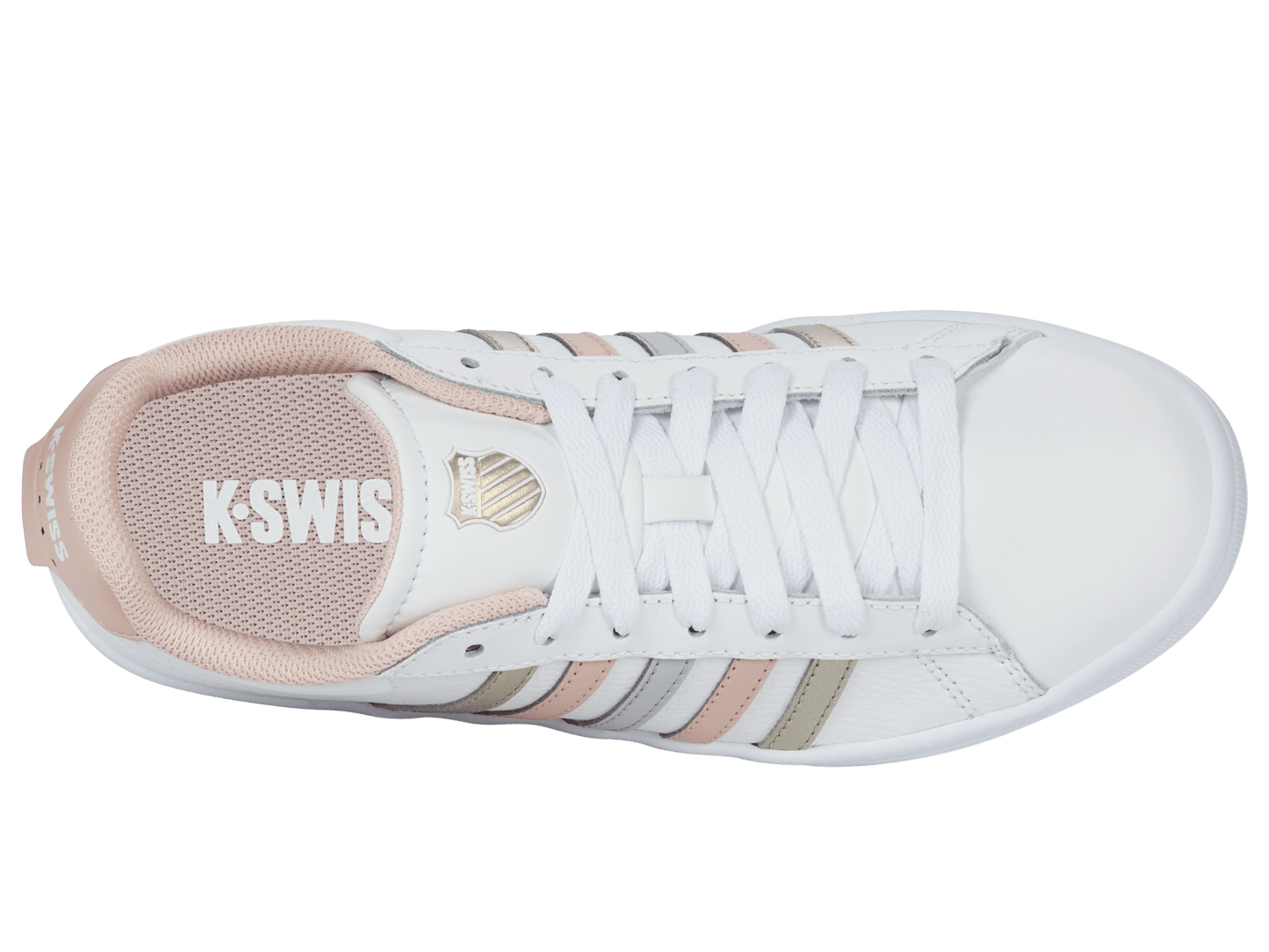 94413 - 192 - M | COURT TIEBREAK II | WHITE/CAMEO ROSE/WHITE - K - Swiss US - FOOTWEAR