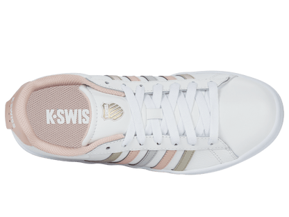 94413 - 192 - M | COURT TIEBREAK II | WHITE/CAMEO ROSE/WHITE - K - Swiss US - FOOTWEAR