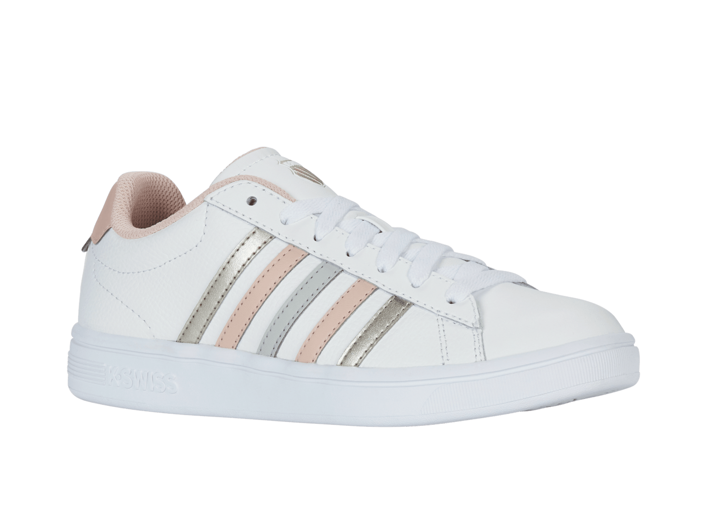 94413 - 192 - M | COURT TIEBREAK II | WHITE/CAMEO ROSE/WHITE - K - Swiss US - FOOTWEAR