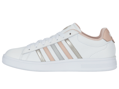 94413 - 192 - M | COURT TIEBREAK II | WHITE/CAMEO ROSE/WHITE - K - Swiss US - FOOTWEAR