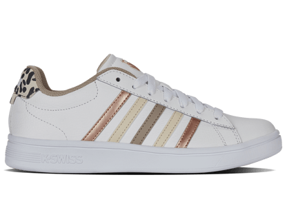 94413 - 918 - M | COURT TIEBREAK II | WHITE/LEO/WHITE - K - Swiss US - FOOTWEAR