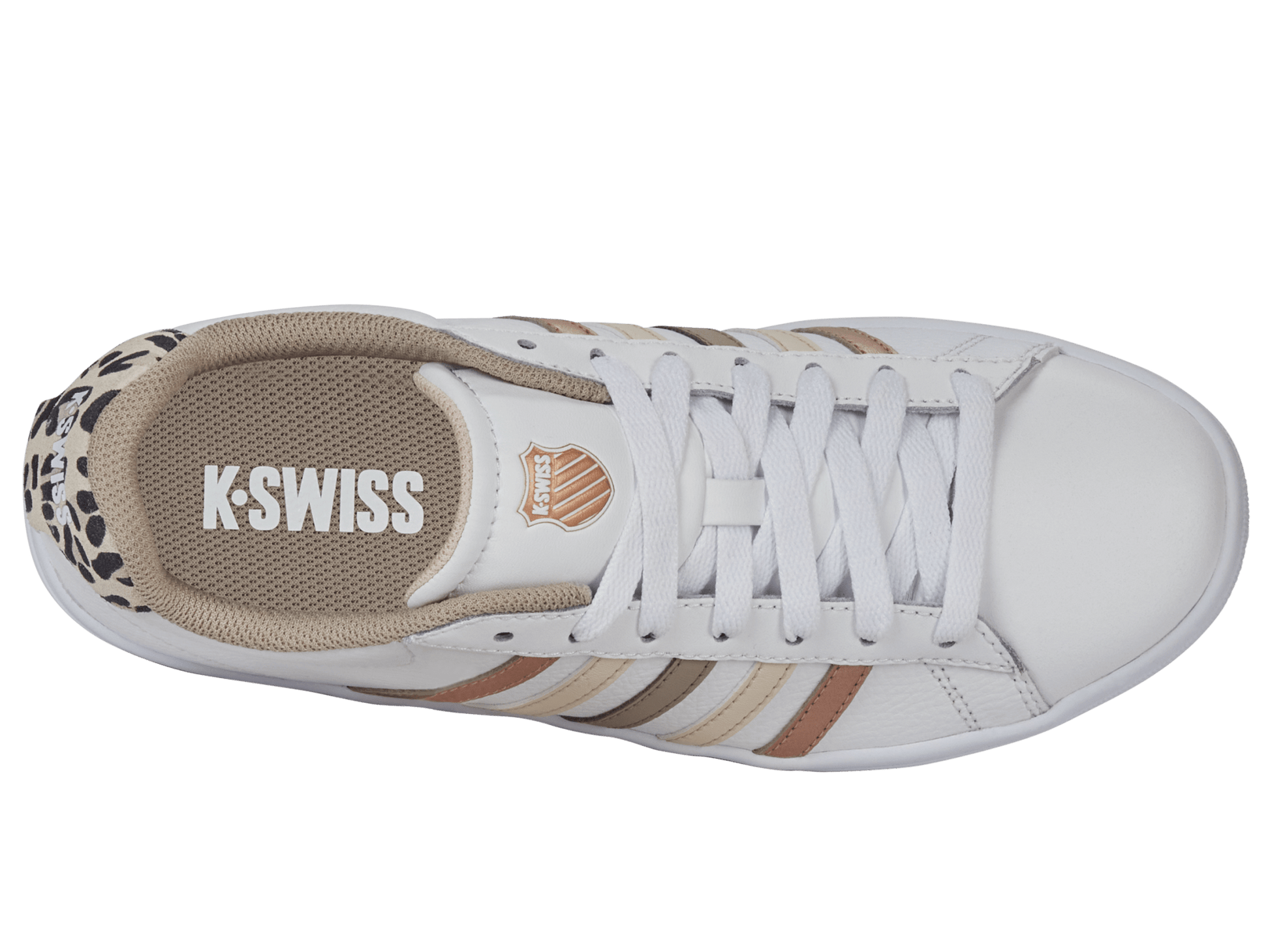 94413 - 918 - M | COURT TIEBREAK II | WHITE/LEO/WHITE - K - Swiss US - FOOTWEAR