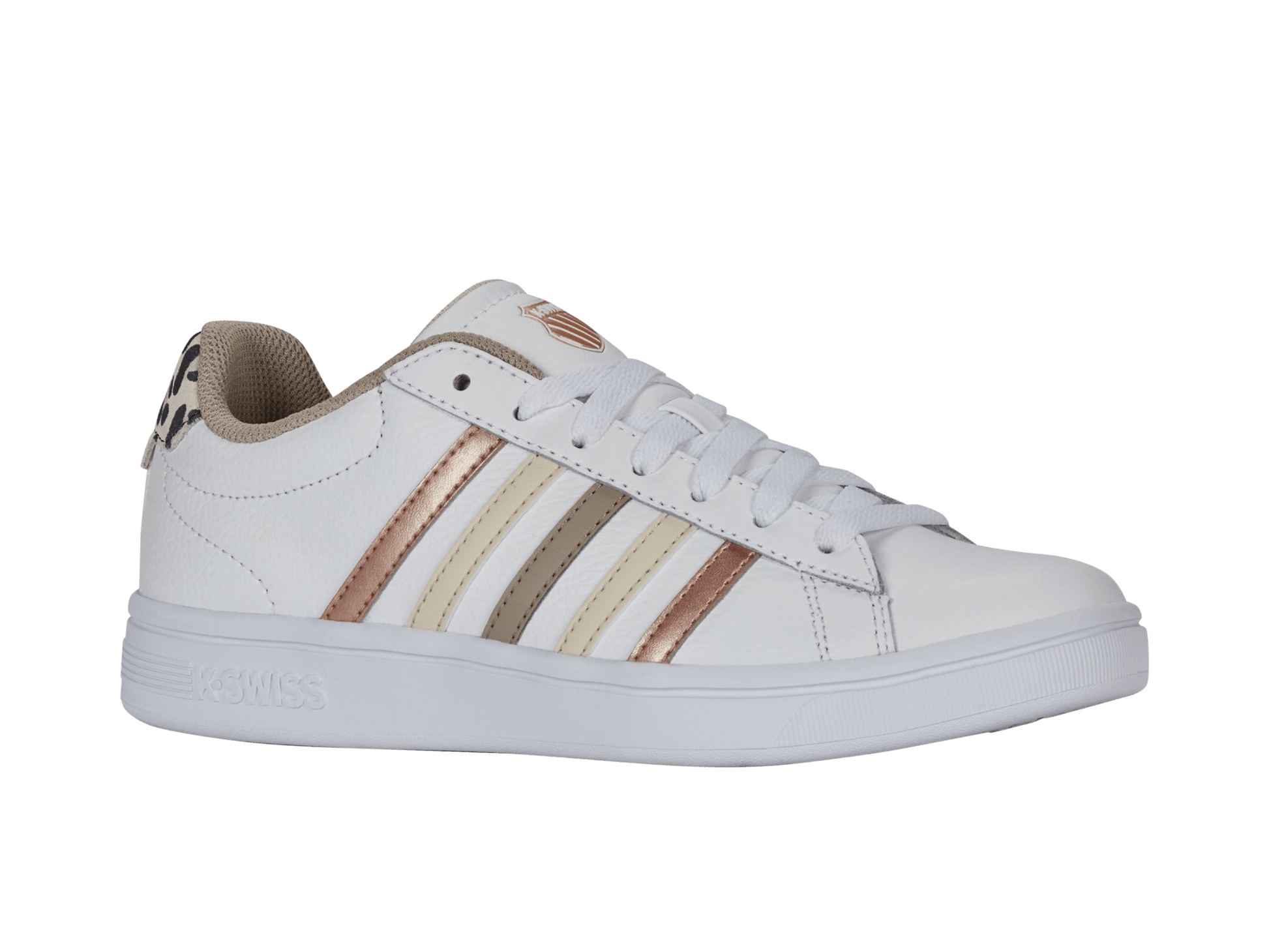 94413 - 918 - M | COURT TIEBREAK II | WHITE/LEO/WHITE - K - Swiss US - FOOTWEAR