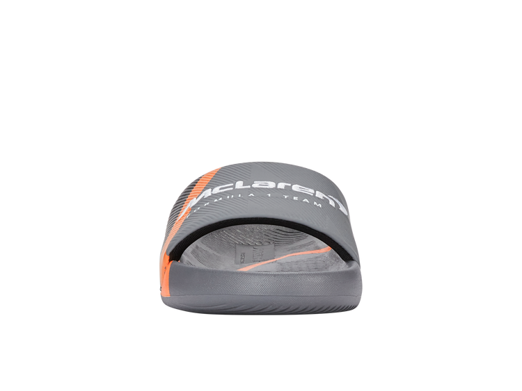 94422-090-M | SLIDE SANDAL X MCLAREN F1 TEAM | ANTHRACITE/BLACK/PAPAYA