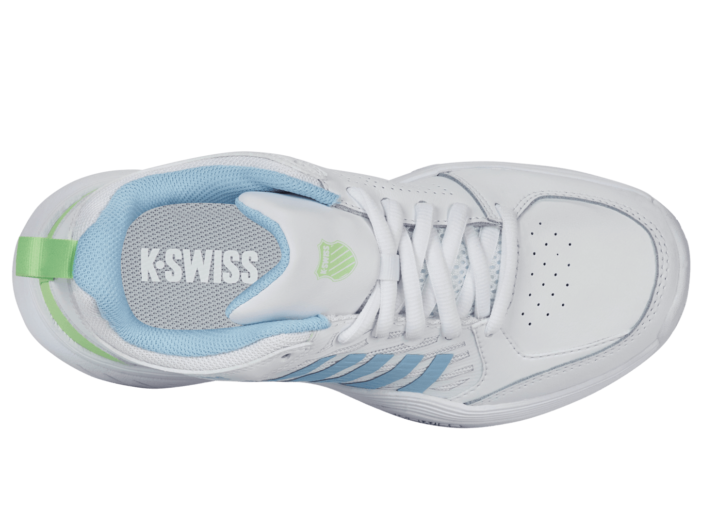 94428 - 112 - M | COURT EXPRESS 2 | WHITE/DUTCH CANAL/PARADISE GREEN - K - Swiss US - FOOTWEAR