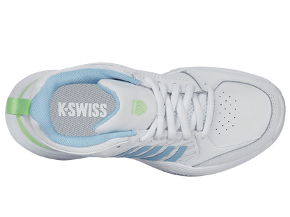 94428 - 112 - M | COURT EXPRESS 2 | WHITE/DUTCH CANAL/PARADISE GREEN - K - Swiss US - FOOTWEAR