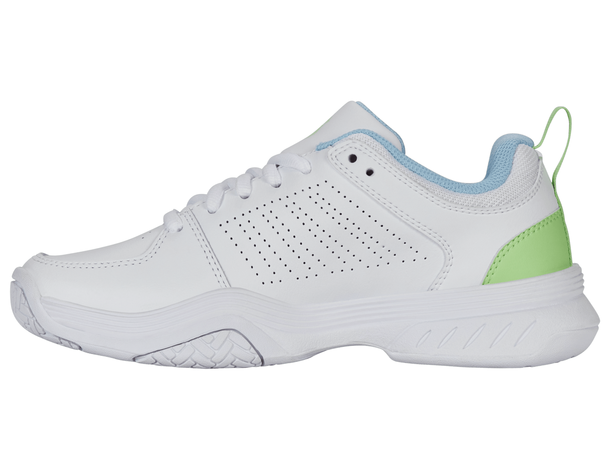 94428 - 112 - M | COURT EXPRESS 2 | WHITE/DUTCH CANAL/PARADISE GREEN - K - Swiss US - FOOTWEAR