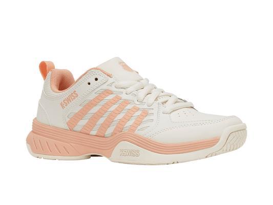 94428 - 150 - M | COURT EXPRESS 2 | EGRET/PEACH PARFAIT - K - Swiss US - FOOTWEAR