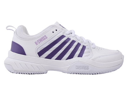 94428 - 151 - M | COURT EXPRESS 2 | WHITE/PURPLE HAZE/NEON LAVENDER - K - Swiss US - FOOTWEAR