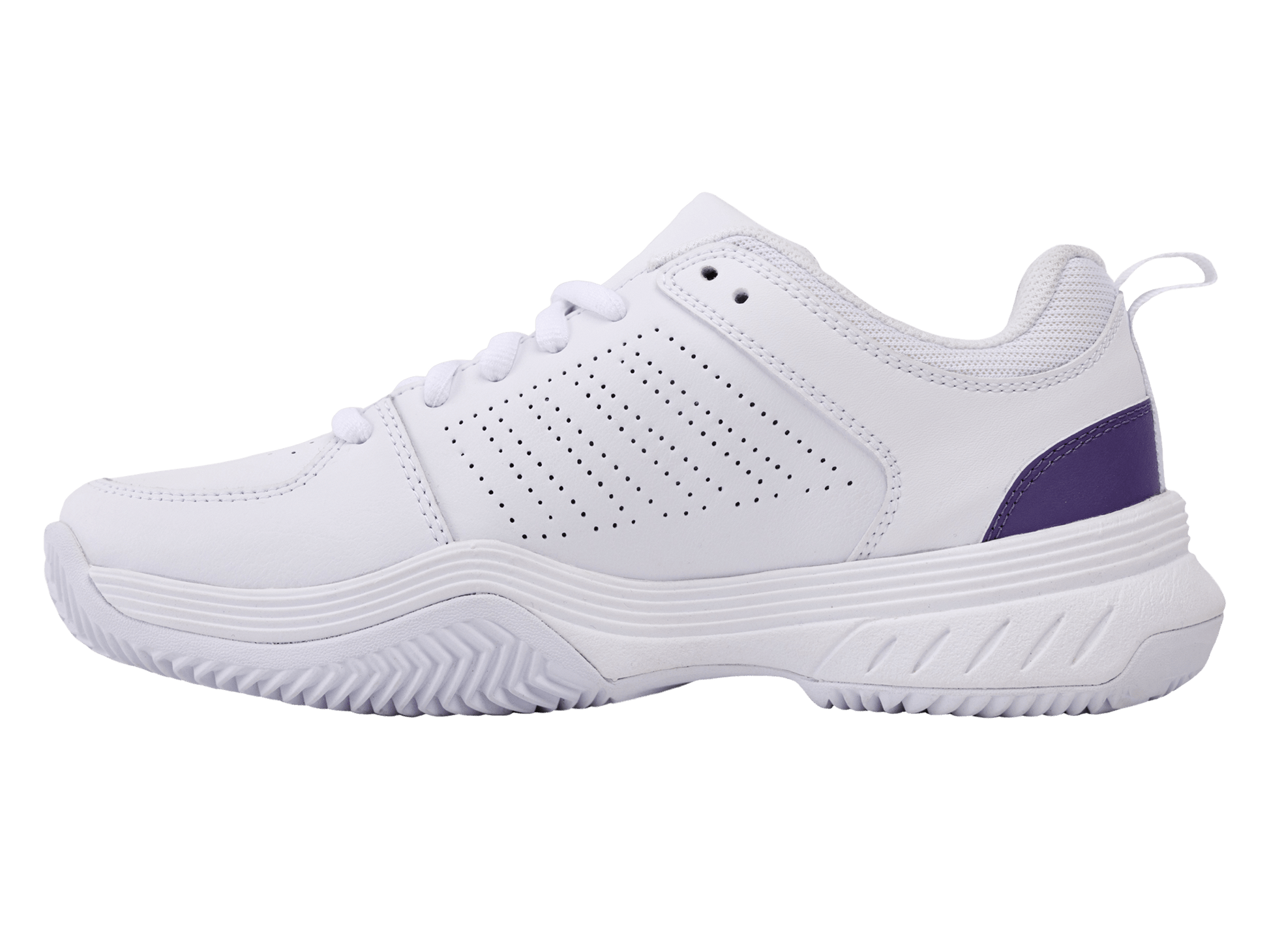 94428 - 151 - M | COURT EXPRESS 2 | WHITE/PURPLE HAZE/NEON LAVENDER - K - Swiss US - FOOTWEAR