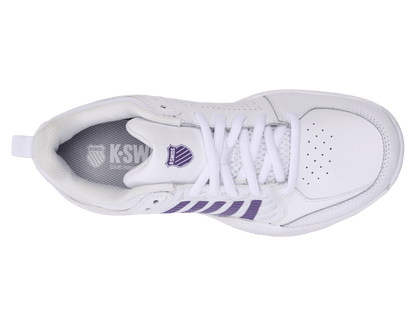 94428 - 151 - M | COURT EXPRESS 2 | WHITE/PURPLE HAZE/NEON LAVENDER - K - Swiss US - FOOTWEAR