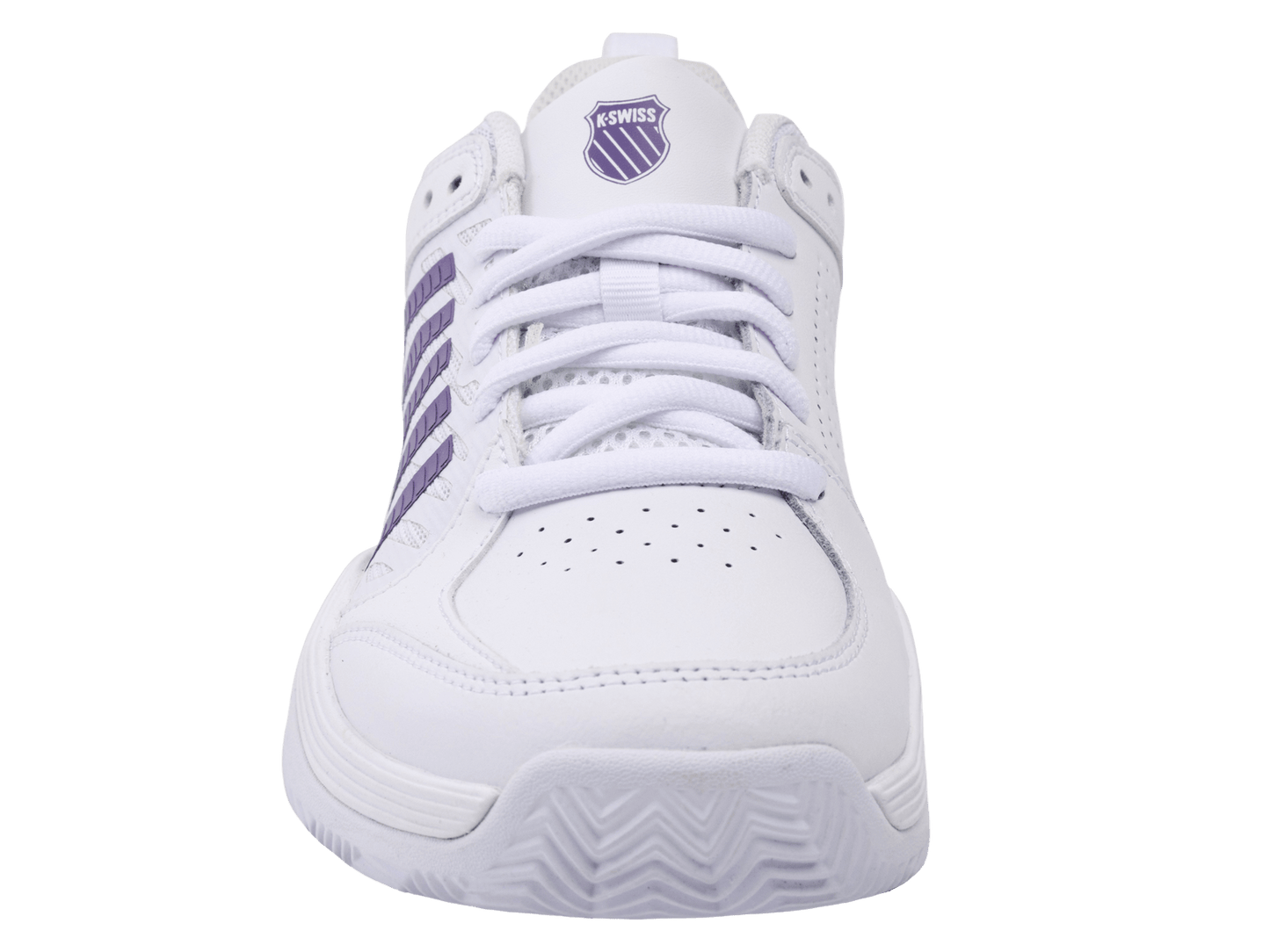 94428 - 151 - M | COURT EXPRESS 2 | WHITE/PURPLE HAZE/NEON LAVENDER - K - Swiss US - FOOTWEAR