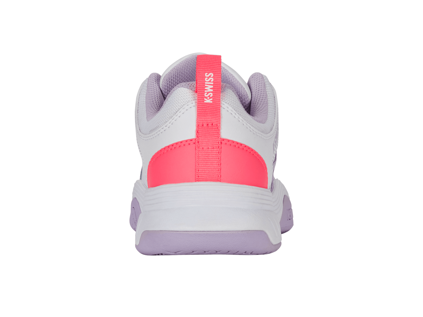 94428 - 182 - M | COURT EXPRESS 2 | WHITE/ORCHID PETAL/NEON BLAZE - K - Swiss US - FOOTWEAR