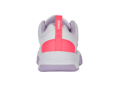94428 - 182 - M | COURT EXPRESS 2 | WHITE/ORCHID PETAL/NEON BLAZE - K - Swiss US - FOOTWEAR