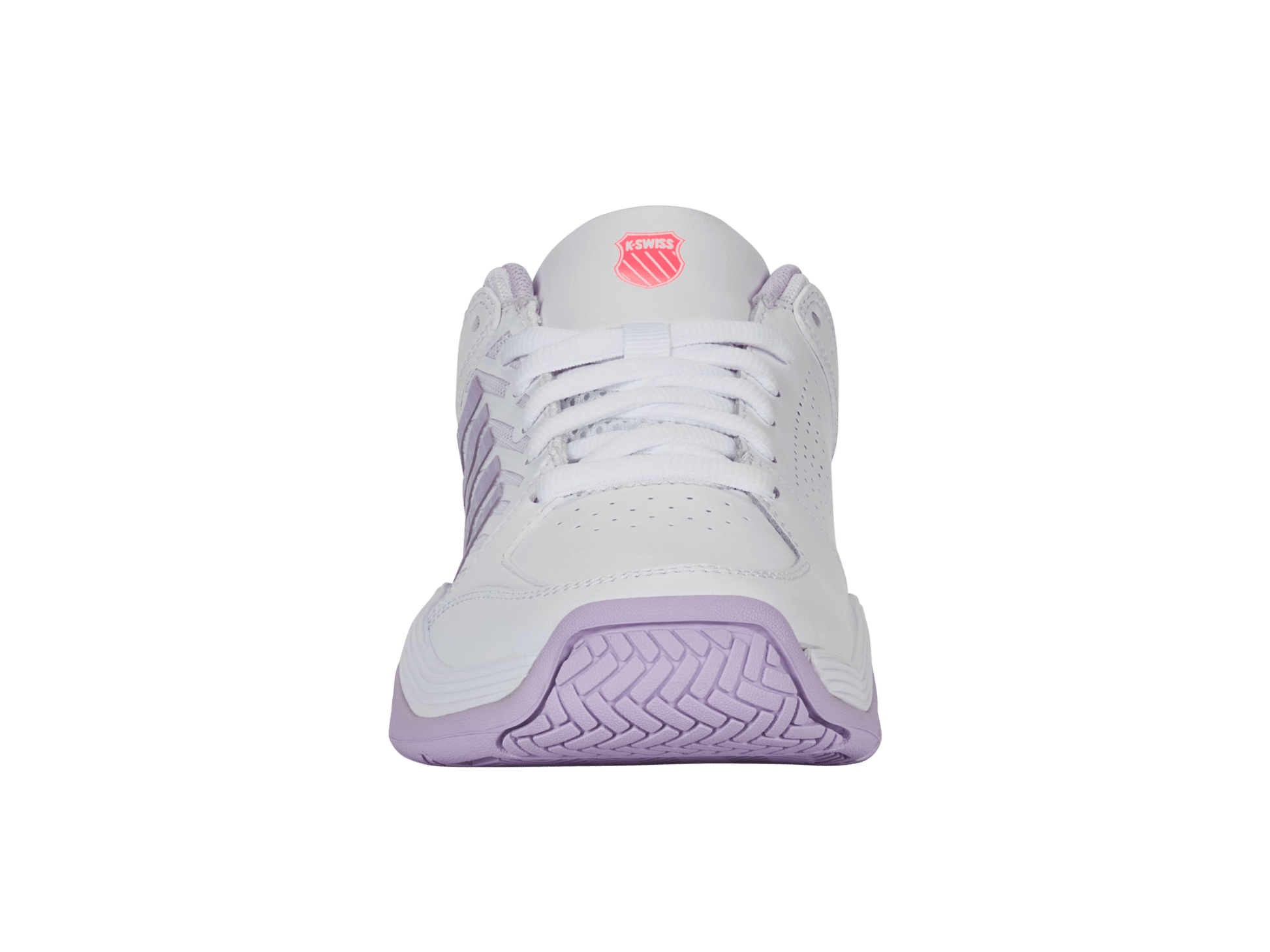 94428 - 182 - M | COURT EXPRESS 2 | WHITE/ORCHID PETAL/NEON BLAZE - K - Swiss US - FOOTWEAR