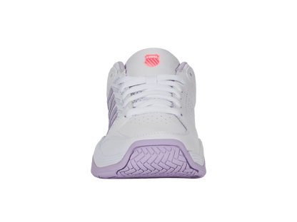 94428 - 182 - M | COURT EXPRESS 2 | WHITE/ORCHID PETAL/NEON BLAZE - K - Swiss US - FOOTWEAR