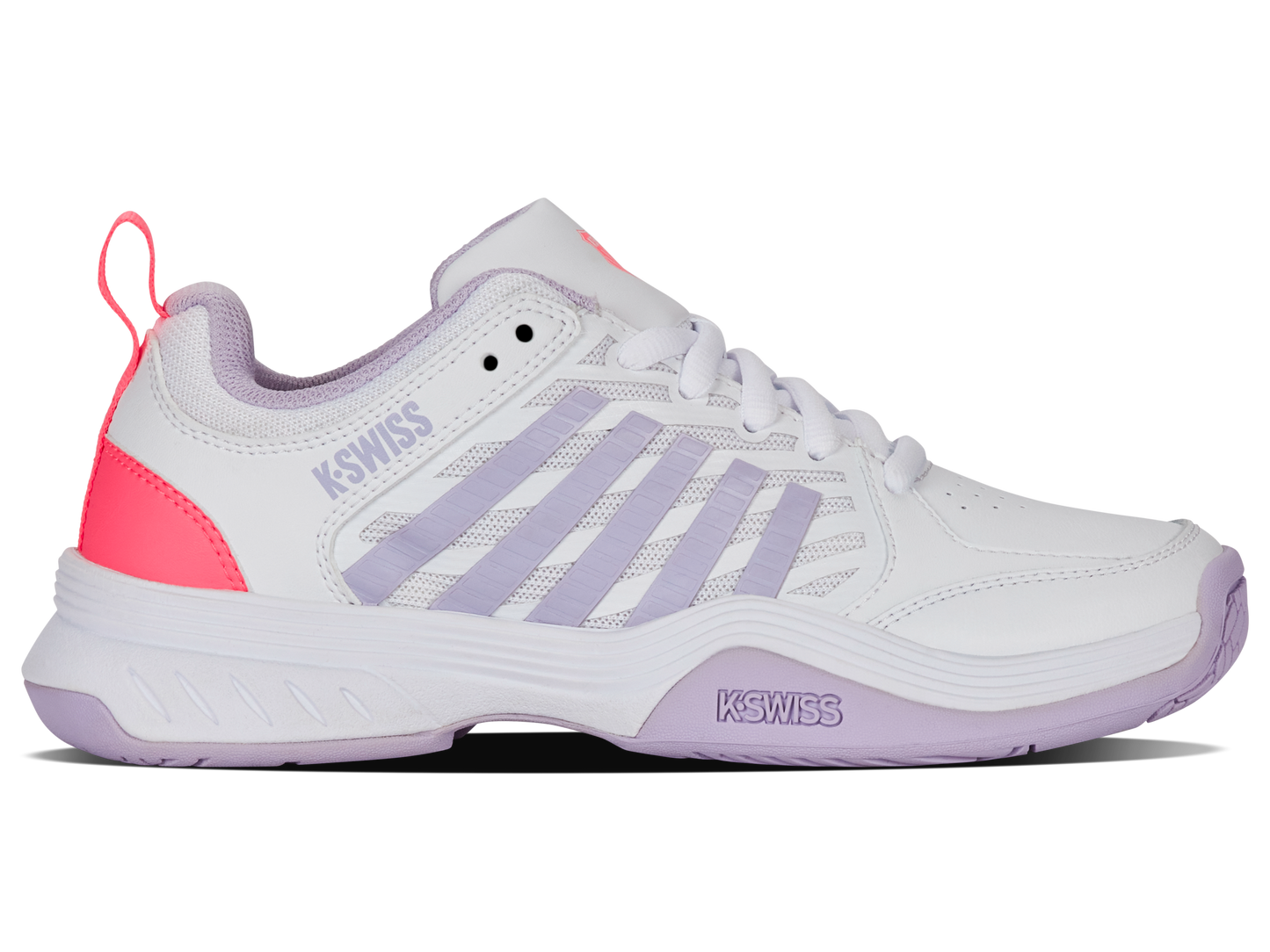 94428-182-M | COURT EXPRESS 2 | WHITE/ORCHID PETAL/NEON BLAZE