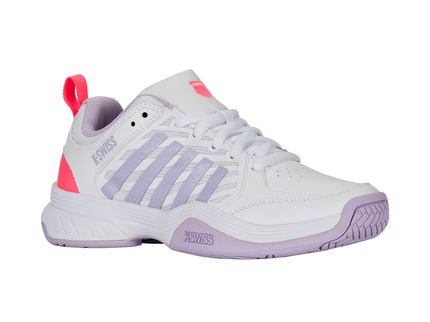 94428-182-M | COURT EXPRESS 2 | WHITE/ORCHID PETAL/NEON BLAZE