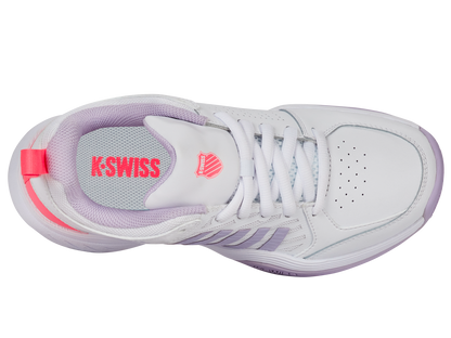 94428-182-M | COURT EXPRESS 2 | WHITE/ORCHID PETAL/NEON BLAZE