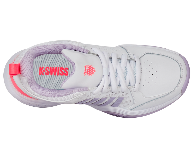 94428-182-M | COURT EXPRESS 2 | WHITE/ORCHID PETAL/NEON BLAZE