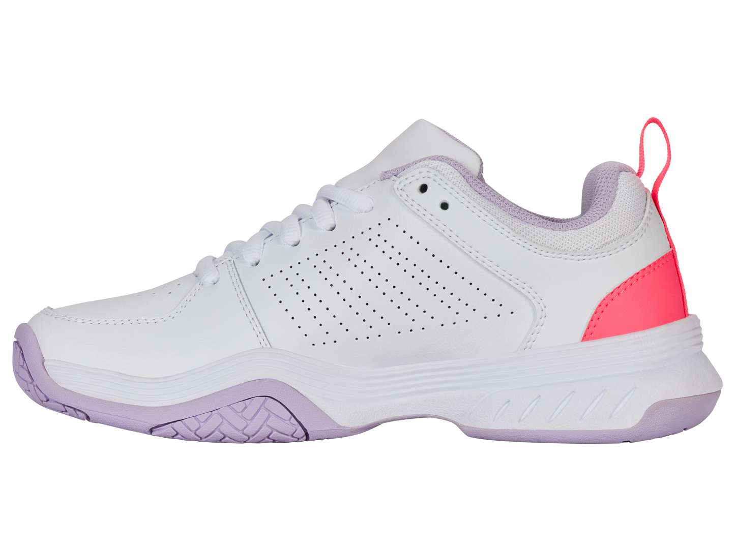 94428-182-M | COURT EXPRESS 2 | WHITE/ORCHID PETAL/NEON BLAZE