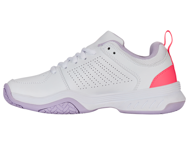 94428-182-M | COURT EXPRESS 2 | WHITE/ORCHID PETAL/NEON BLAZE