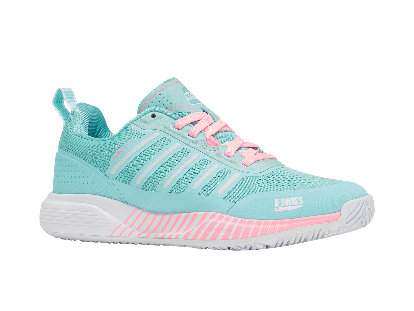94436-411-M | ULTRA COURT PADEL | SOFT NEON BLUE/WHITE/NEON BUBBLE GUM