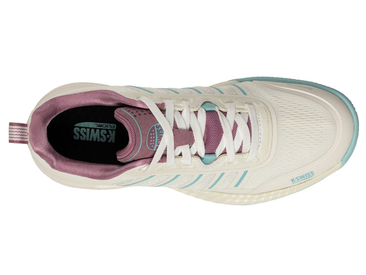 94436-970-M | ULTRA COURT PADEL | WHITE/LILAS/PASTEL TURQUOISE