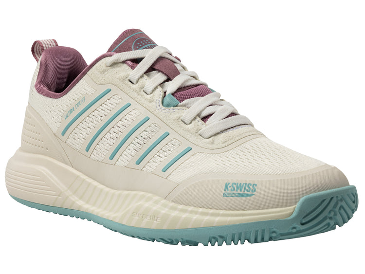 94436-970-M | ULTRA COURT PADEL | WHITE/LILAS/PASTEL TURQUOISE