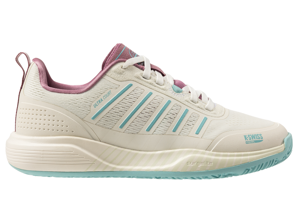 94436-970-M | ULTRA COURT PADEL | WHITE/LILAS/PASTEL TURQUOISE