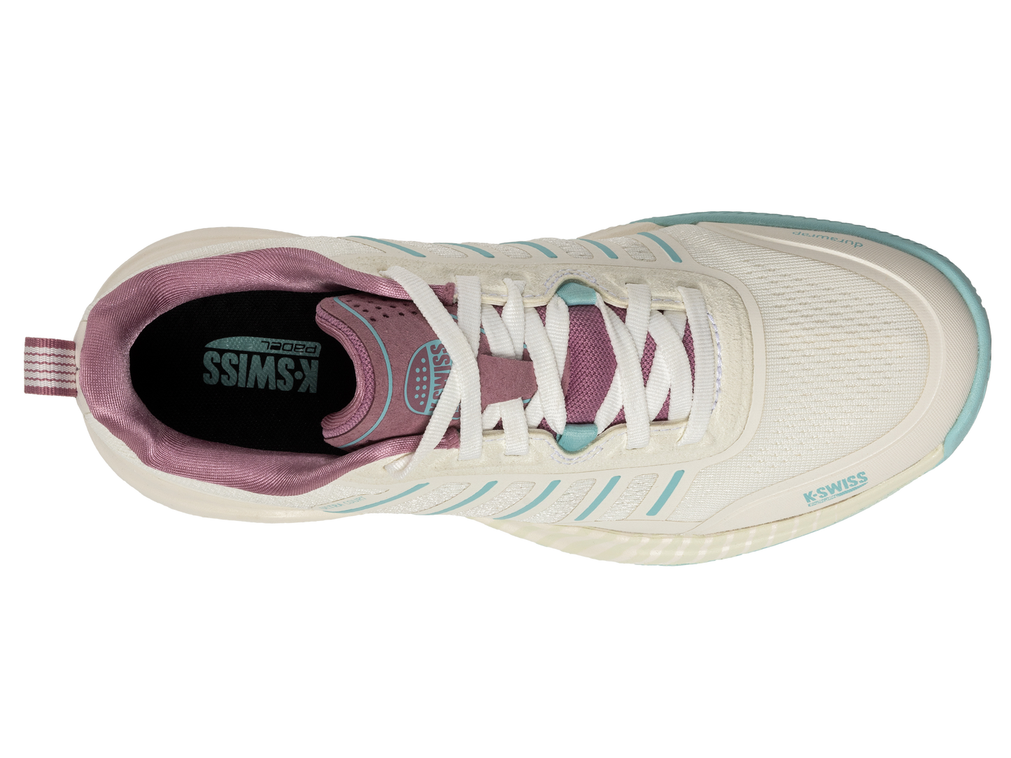 94436-970-M | ULTRA COURT PADEL | WHITE/LILAS/PASTEL TURQUOISE