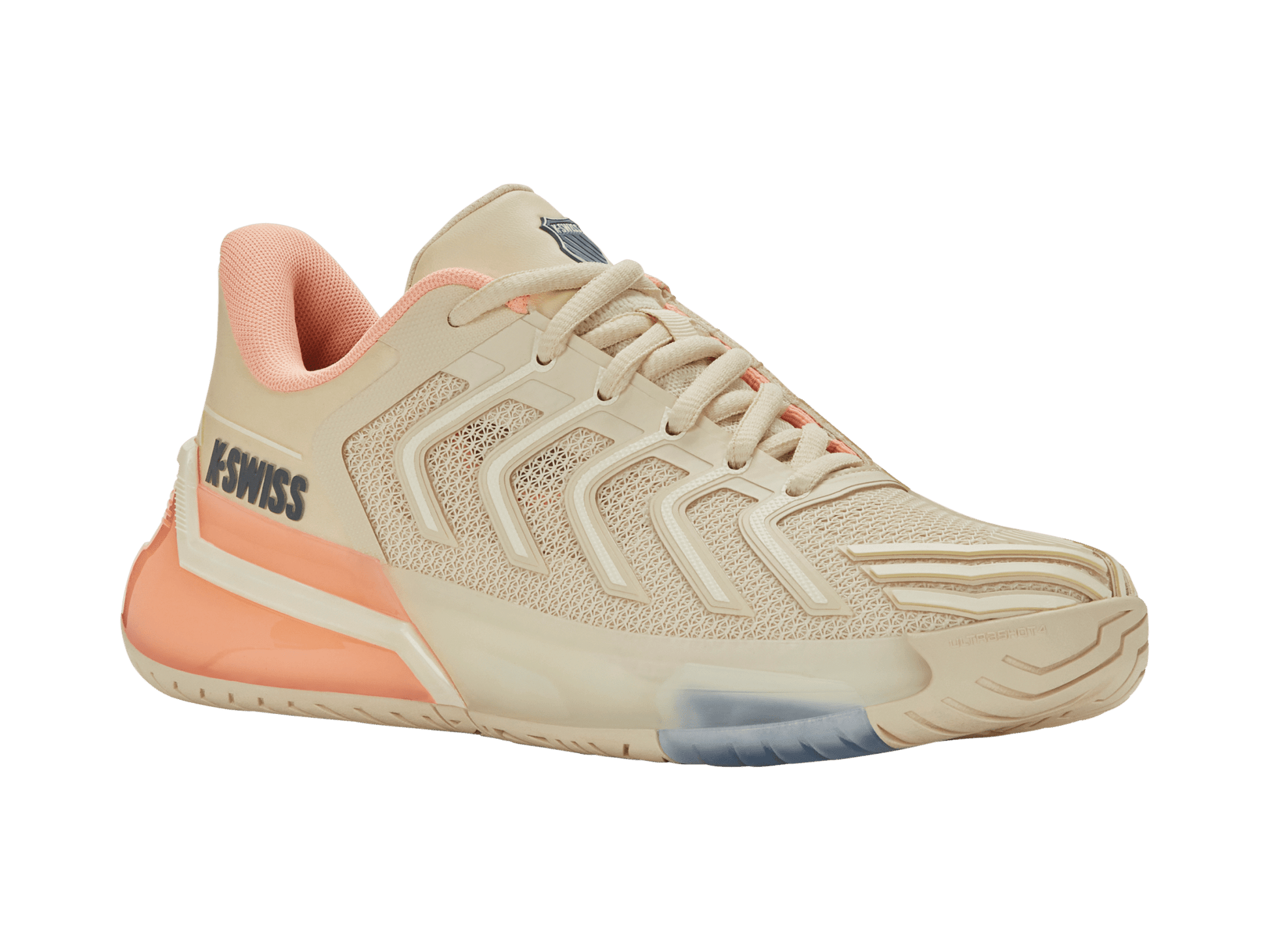 94437 - 076 - M | ULTRASHOT 4 | WHITECAP GRAY/PEACH PARFAIT/EGRET - K - Swiss US - FOOTWEAR