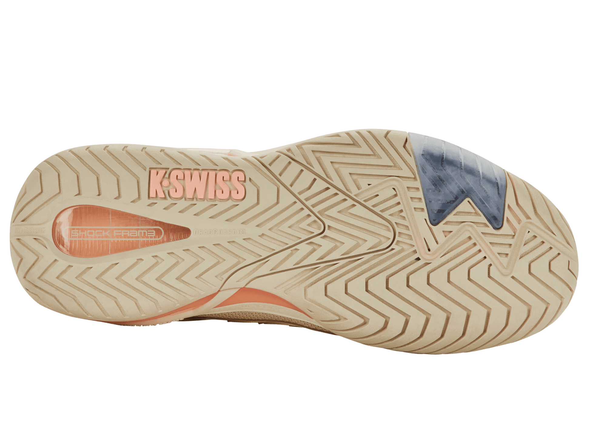 94437 - 076 - M | ULTRASHOT 4 | WHITECAP GRAY/PEACH PARFAIT/EGRET - K - Swiss US - FOOTWEAR