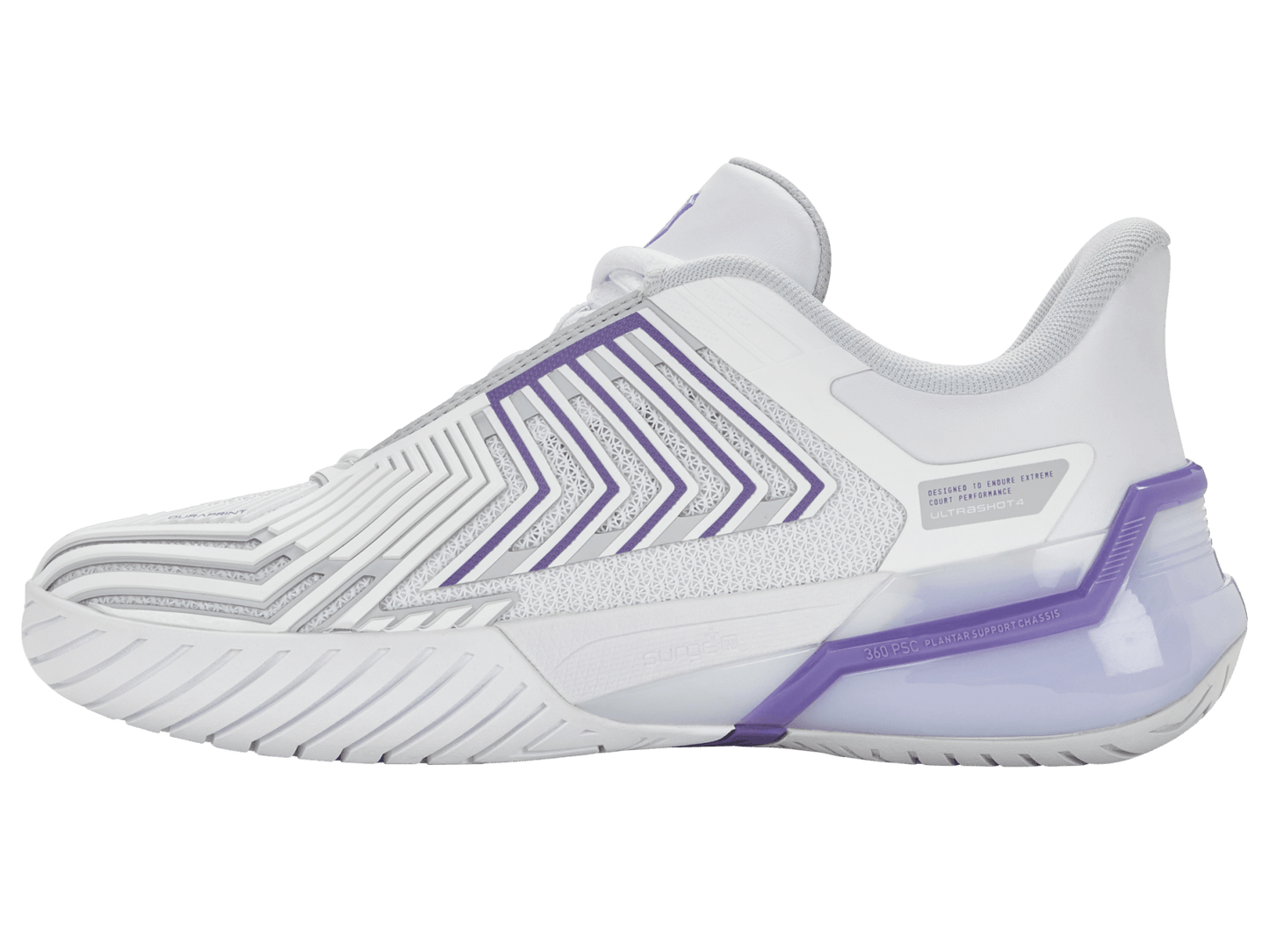 94437 - 147 - M | ULTRASHOT 4 | WHITE/LUNAR ROCK/PURPLE HAZE - K - Swiss US - FOOTWEAR