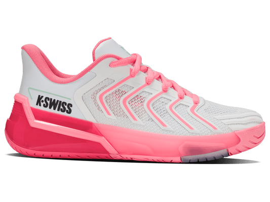 94437 - 162 - M | ULTRASHOT 4 | WHITE/NEON PASTEL PINK/HOT NEON PINK - K - Swiss US - FOOTWEAR