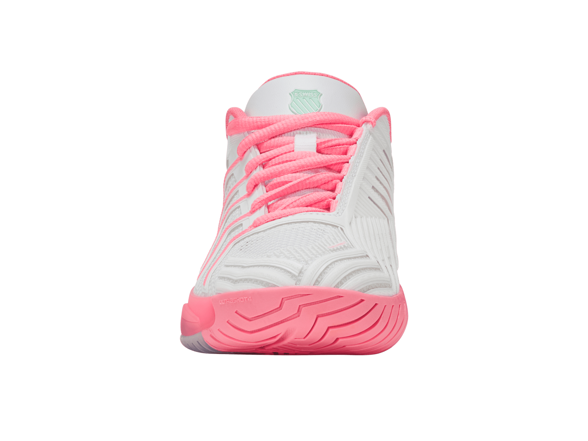 94437 - 162 - M | ULTRASHOT 4 | WHITE/NEON PASTEL PINK/HOT NEON PINK - K - Swiss US - FOOTWEAR