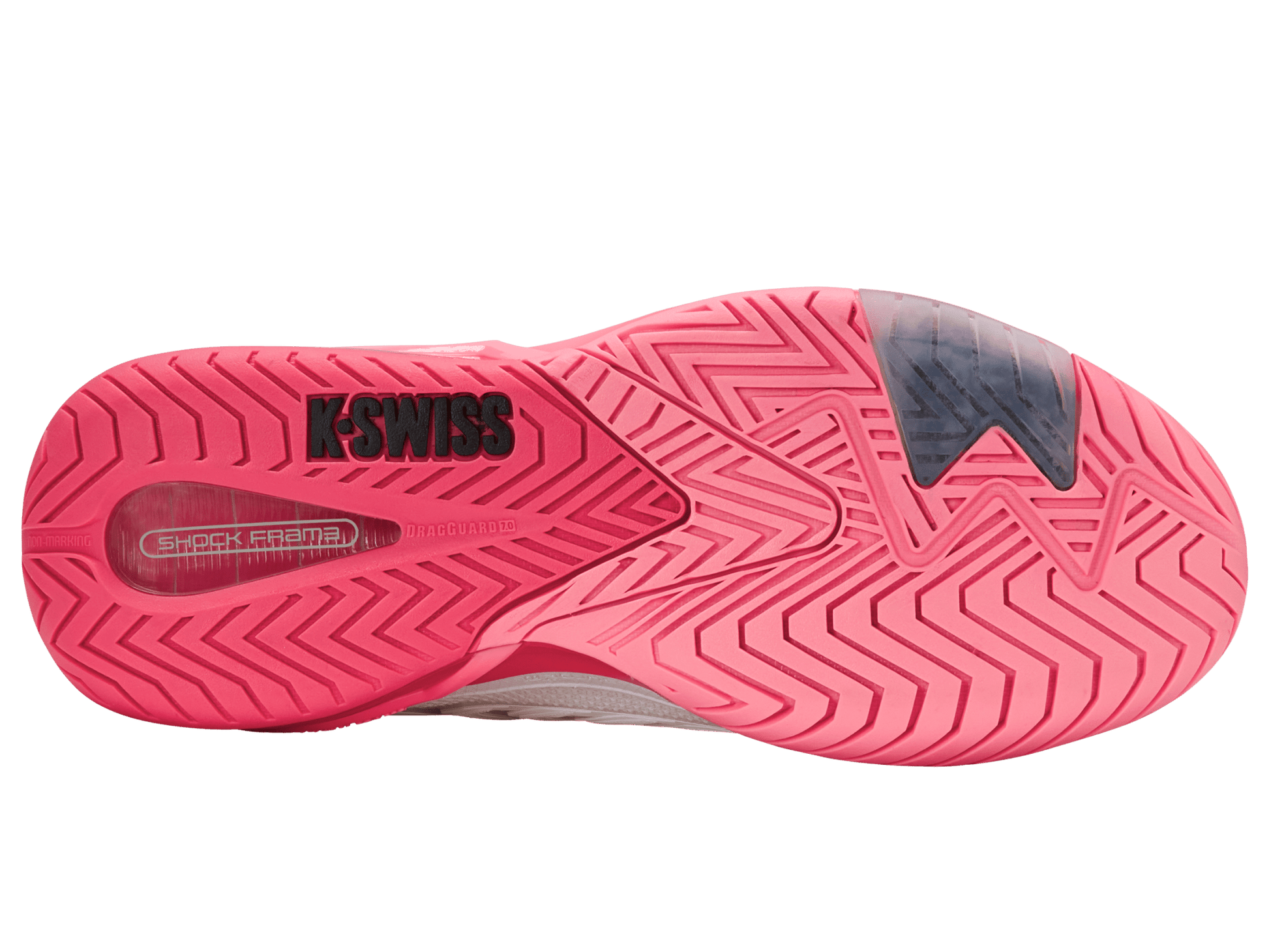 94437 - 162 - M | ULTRASHOT 4 | WHITE/NEON PASTEL PINK/HOT NEON PINK - K - Swiss US - FOOTWEAR